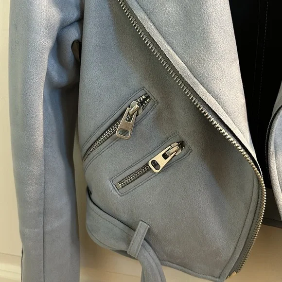 [Zara] Suede Moto Jacket - Picture 3 of 7